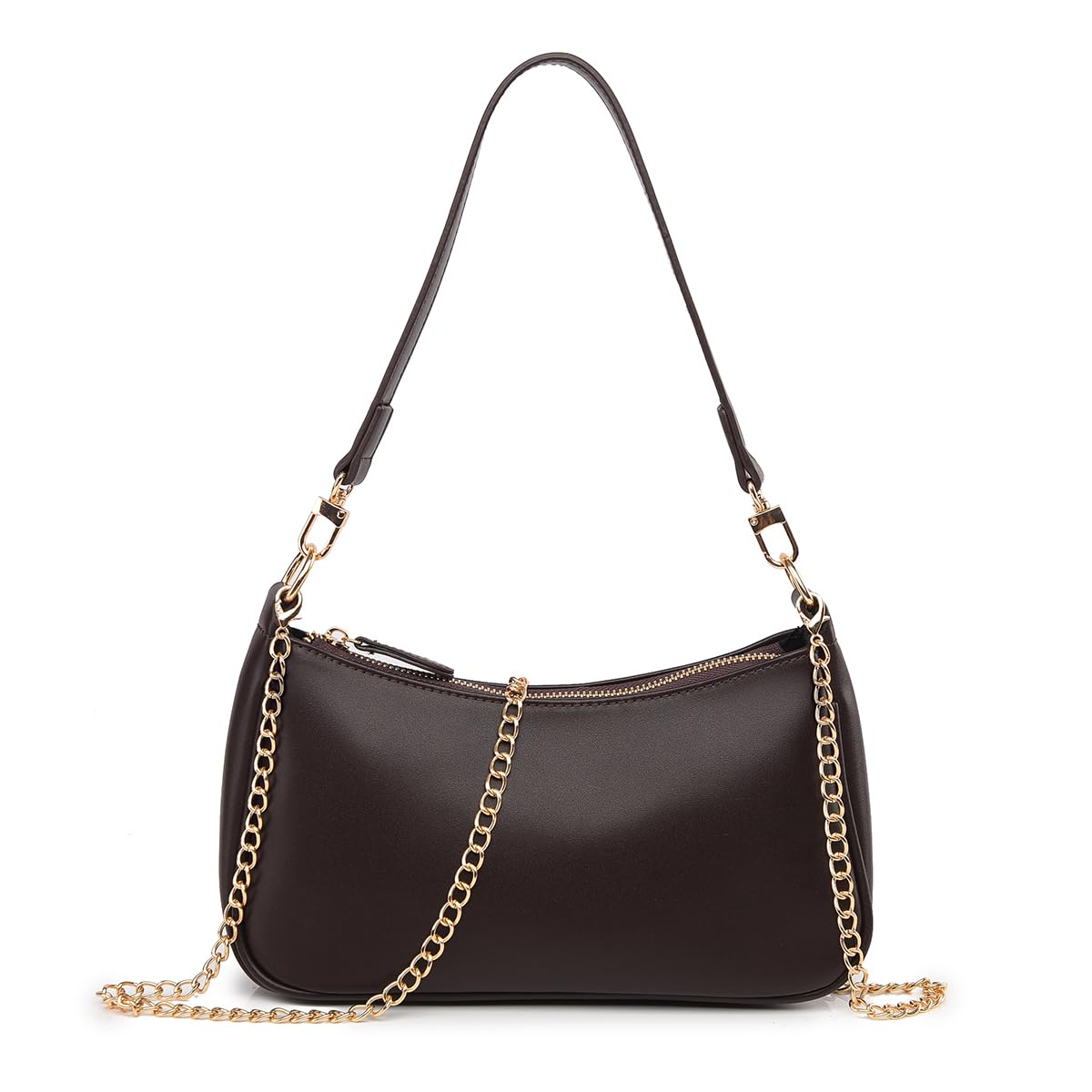 feujury Shoulder Bag for women Crossbody Bags Retro Classic Small Hobo Purse Clutch Tote Handbags with Zipper Closure