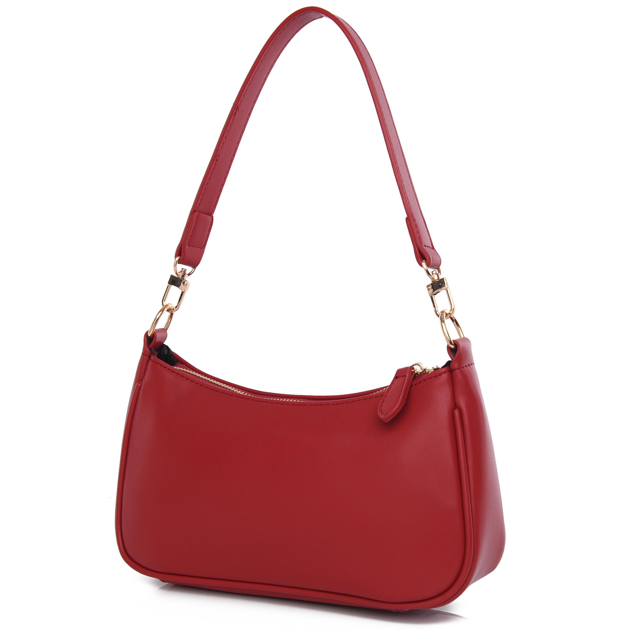 feujury Shoulder Bag for women Crossbody Bags Retro Classic Small Hobo Purse Clutch Tote Handbags with Zipper Closure